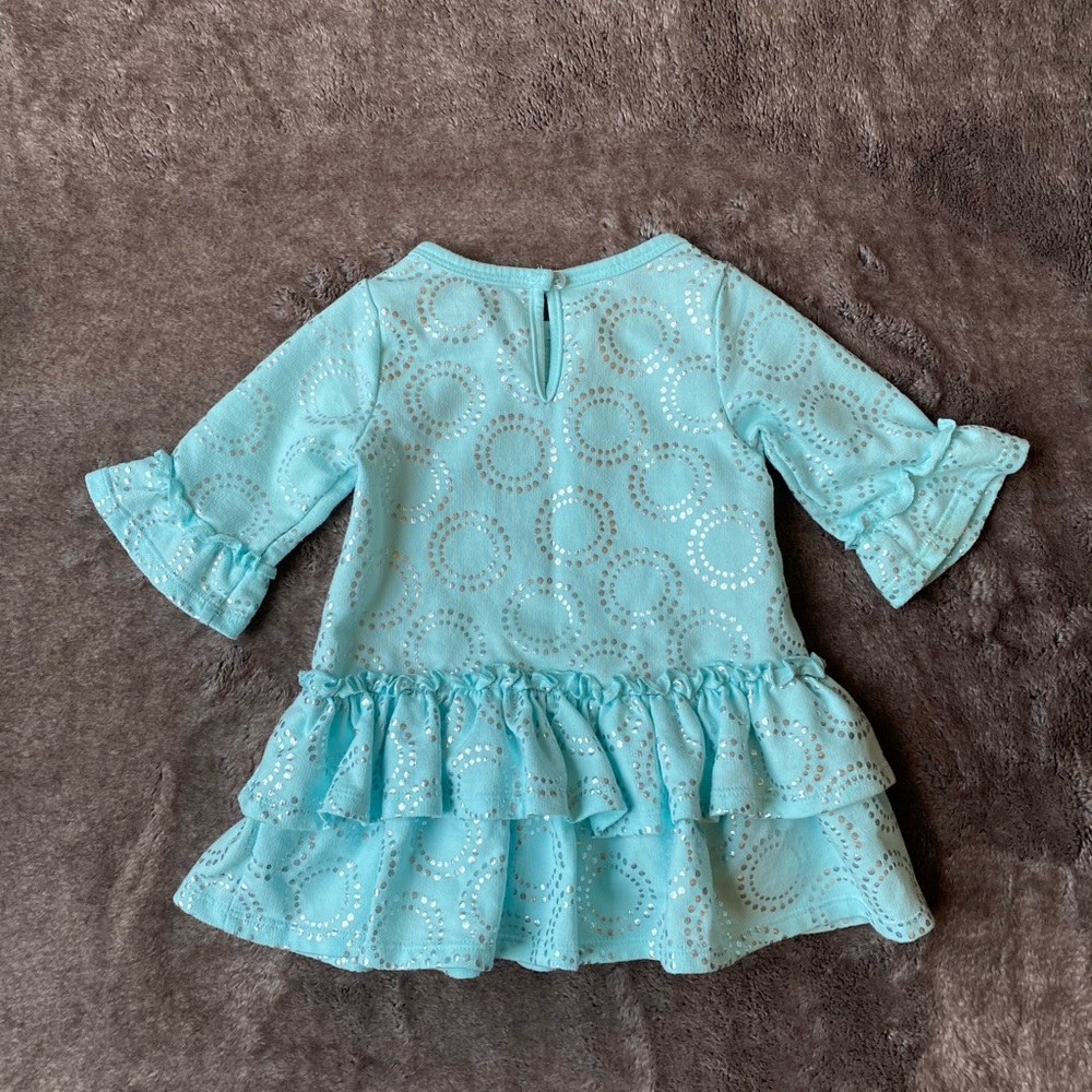 First Impressions Ruffle Dress - Picture 2 of 4